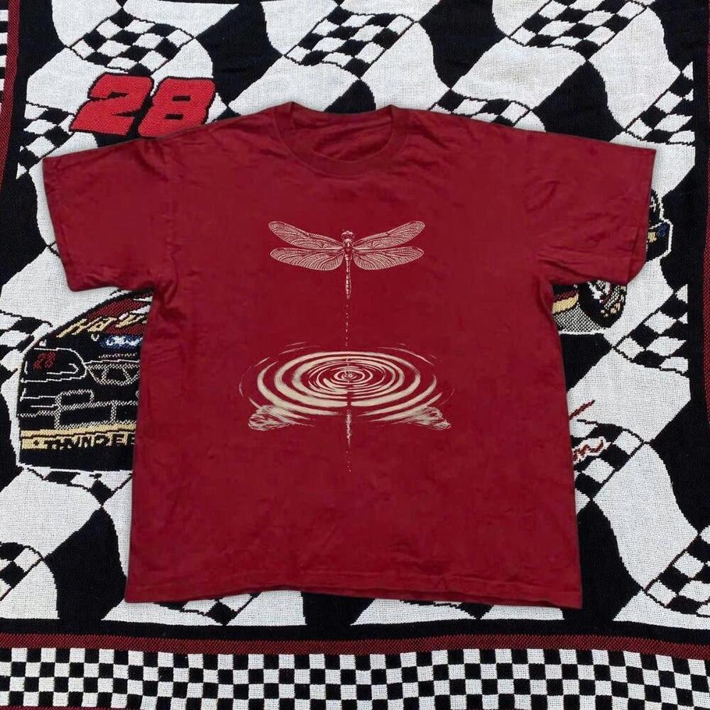 Red Dragonfly T-Shirt Tee